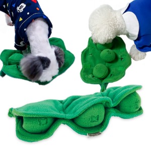 강아지 노즈워크 완두콩 분리불안 훈련 스트레스 해소 사료장난감 만들기
